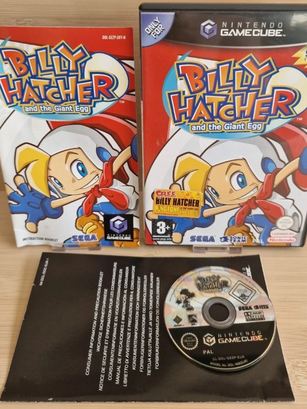 Billy Hatcher And The Giant Egg Nintendo GameCube | PAL | Complete In Box